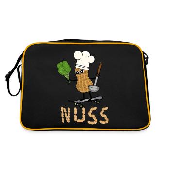Peanut Cook Vegetable Fast Cooking Cooking Skate - Retro Bag - black/gold - Back