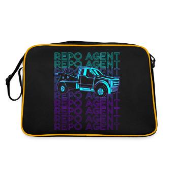 Repo Agent Retransfer Agent Retro - Retro Bag - black/gold - Back
