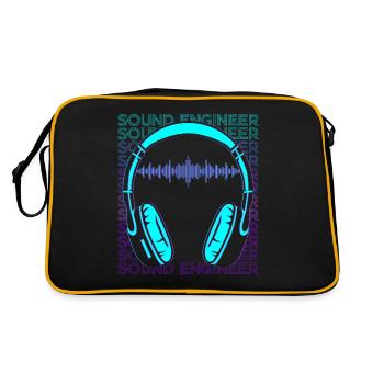 Ingénieur du son Ingénieur du son Audio Rétro - Sac Retro - noir/or - Dos