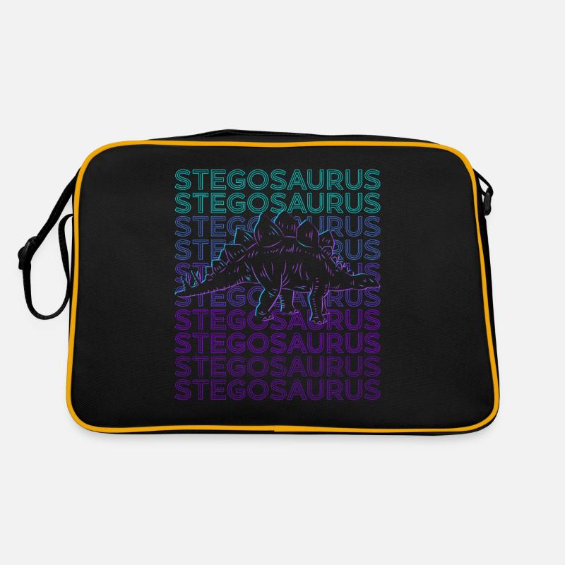 Stégosaure Dinosaure Rétro Sac Retro