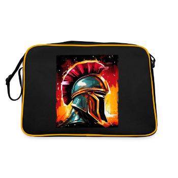 Spartan Warrior Casque Sparta - Sac Retro - noir/or - Dos