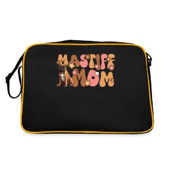 Mastiff Groovy Mastiff Mom - Retro Bag - black/gold - Back