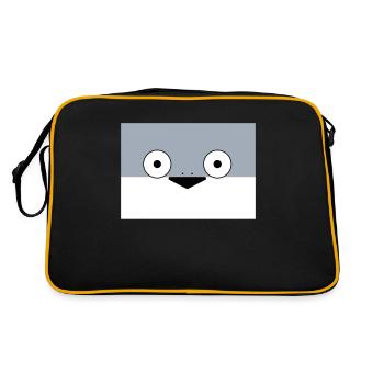 L’ancien mème de poisson de Sacambaspi surpris - Sac Retro - noir/or - Dos