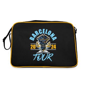 Barcelone 2024 Skeleton - Sac Retro - noir/or - Dos