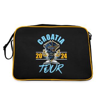 Croatie 2024 Skeleton - Sac Retro - noir/or - Dos