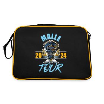Malle 2024 Squelette - Sac Retro - noir/or - Dos