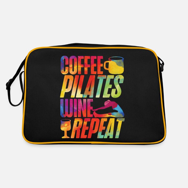 Pilates Instructor Teacher Coffee Retro Tasche