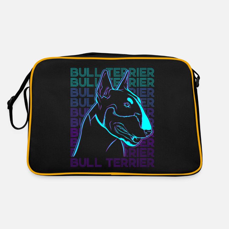 Bull Terrier Chien Rétro Sac Retro