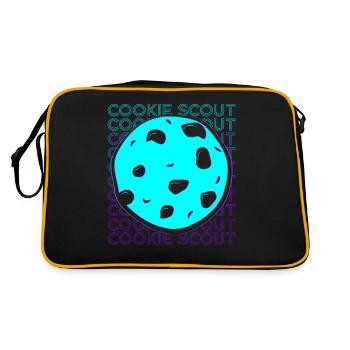 Cookie Scout Scouting Cookie Merchant Retro - Sac Retro - noir/or - Dos