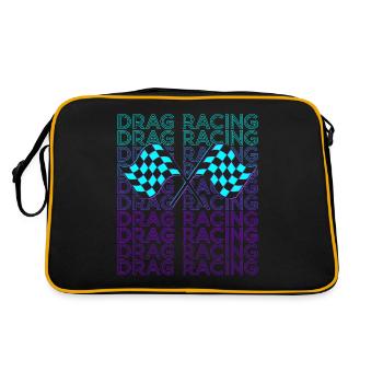Course de dragsters Course de dragsters Racer Rétro - Sac Retro - noir/or - Dos