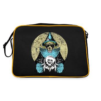 Fortune Teller Meme Future Oracle - Retro Bag - black/gold - Back