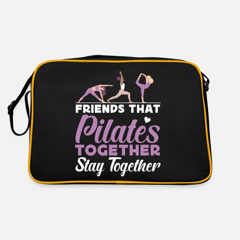 Instructeur de Pilates Professeur Amis Sac Retro