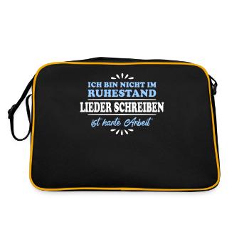 Retraité Compositeur-compositeur - Sac Retro - noir/or - Dos