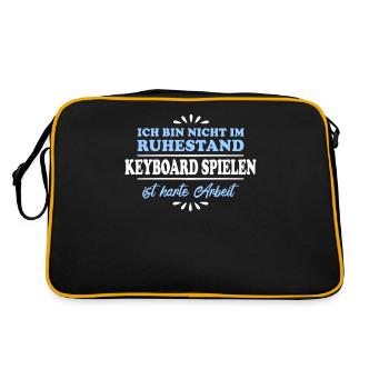 Clavier de retraité de retraité - Sac Retro - noir/or - Dos
