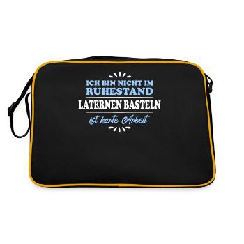 Lanternes de retraité de retraité - Sac Retro - noir/or - Dos