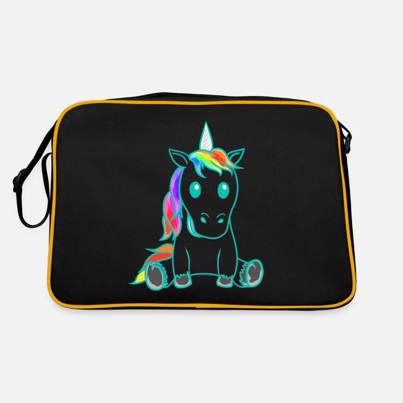 Unicorn Mythical Creature Colorful Retro Vintage 80s Retro Bag