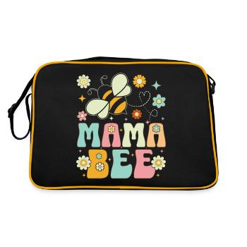 Abeille Maman Apiculteur Apiculture - Sac Retro - noir/or - Dos