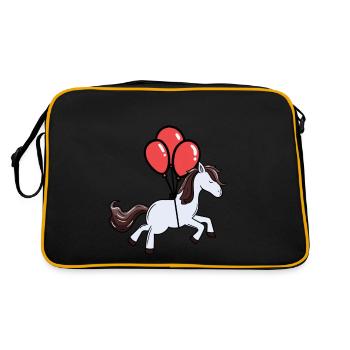 Cheval Ballons Rêve Flying Pony Chevaux - Sac Retro - noir/or - Dos