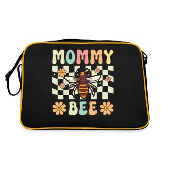 Abeille Maman Apiculteur Apiculture Maman - Sac Retro - noir/or - Dos