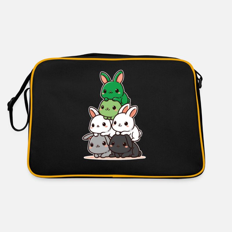 Bunnies Aromanticism Flag Pride Month Cute Bunny Retro Bag