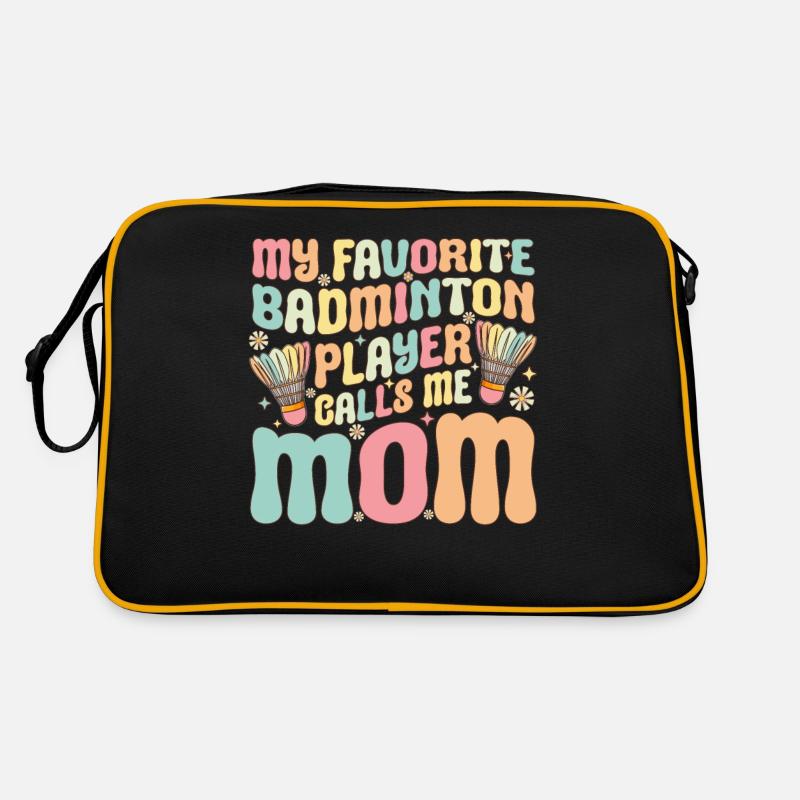 Ma joueuse de badminton préférée m’appelle Mama Groovy Sac Retro