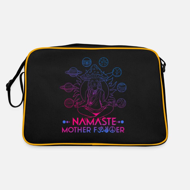 Champignons hippies champignons Tête de champignon psychédélique Sac Retro