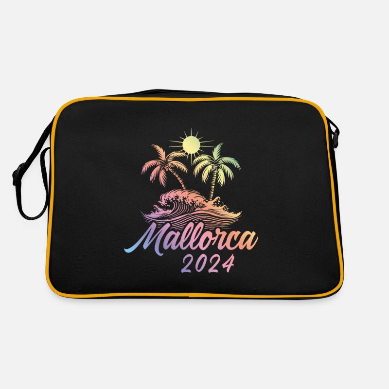 Majorque 2024 Coloré Sac Retro