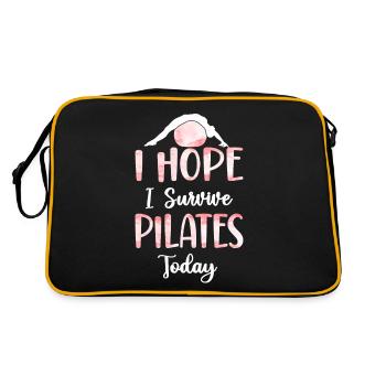 Instructeur de Pilates Professeur J’espère - Sac Retro - noir/or - Dos