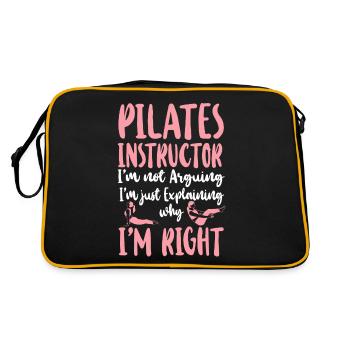 Instructeur de Pilates Professeur de Pilates - Sac Retro - noir/or - Dos