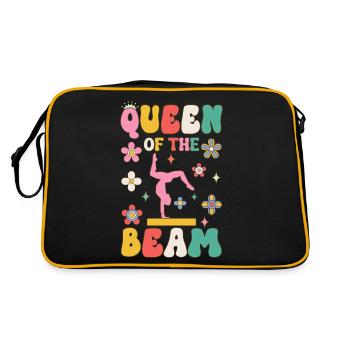 Reine de la poutre Groovy Gymnastique Gymnastique Acro - Sac Retro - noir/or - Dos