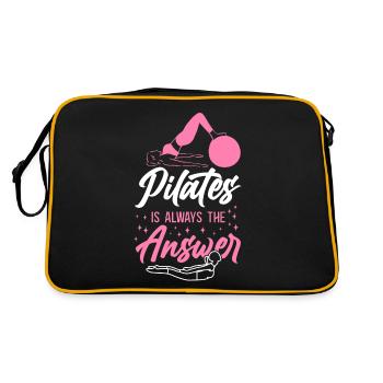Instructeur de Pilates Professeur de Pilates - Sac Retro - noir/or - Dos