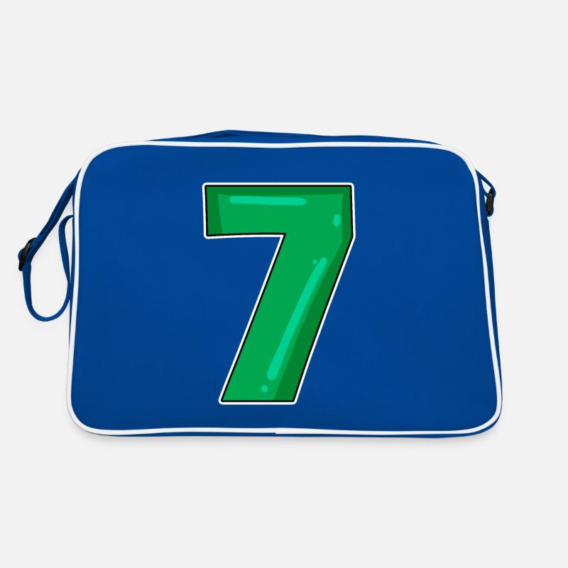7 Numéro vert Sac Retro
