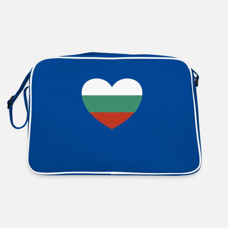 Bulgarien Herz Retro Tasche