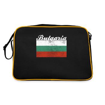 Flag: Bulgaria Bulgaria - Retro Bag - black/gold - Back