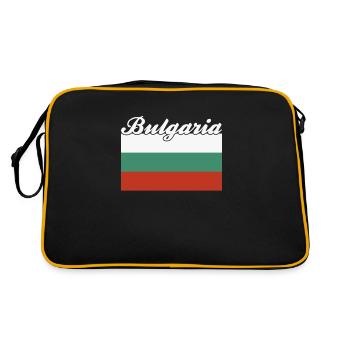 Flag: Bulgaria Bulgaria - Retro Bag - black/gold - Back