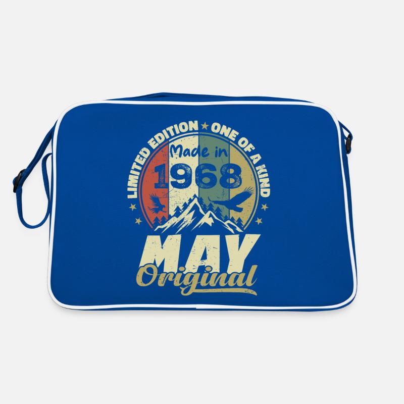 Vintage Anniversary Gift Made in May 1968 Retro Bag