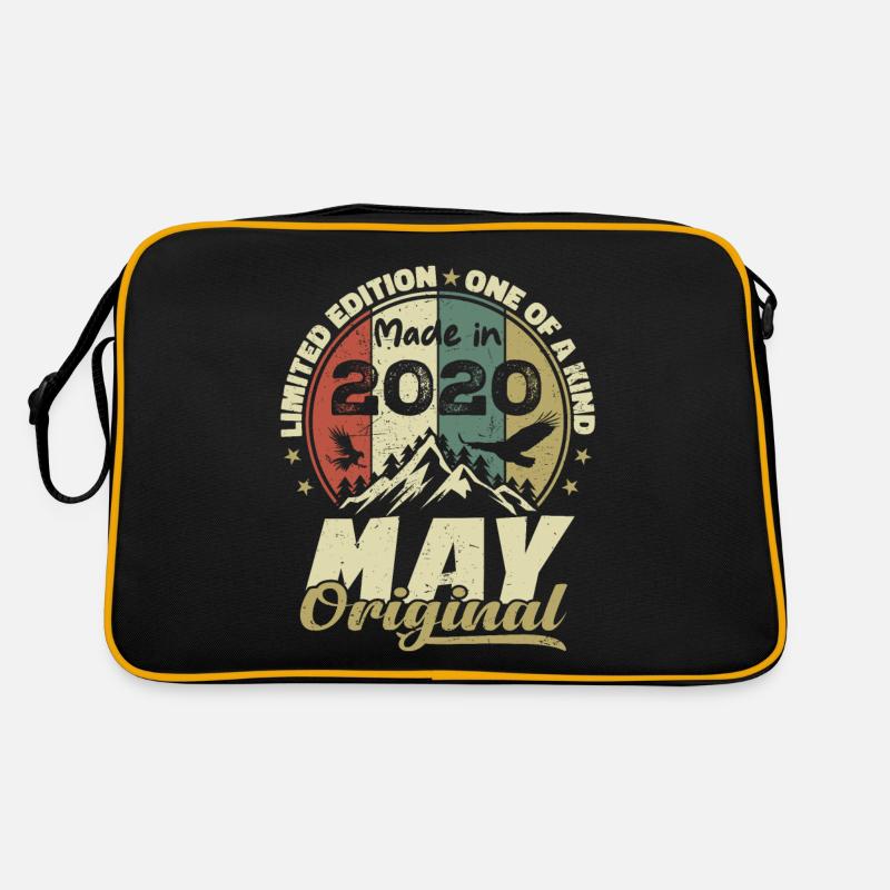 Cadeau Anniversaire Millésime Fabriqué en Mai 2020 Sac Retro