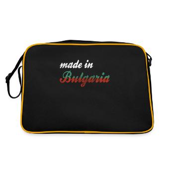 Fabriqué en Bulgarie - Sac Retro - noir/or - Dos