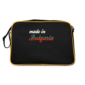 Fabriqué en Bulgarie - Sac Retro - noir/or - Dos