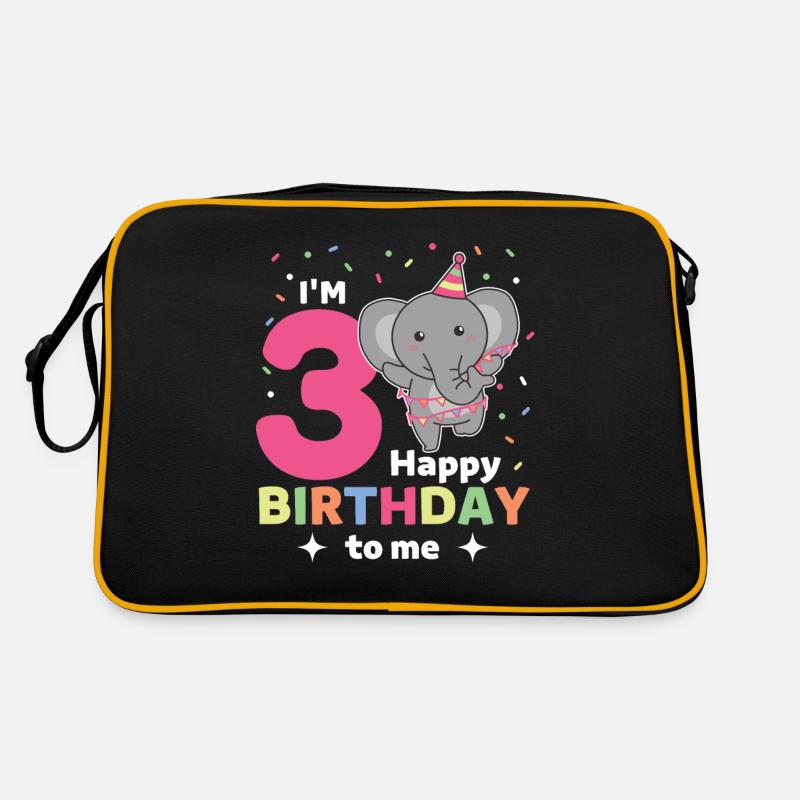 Eléphant pour les enfants de 3 ans Sac Retro