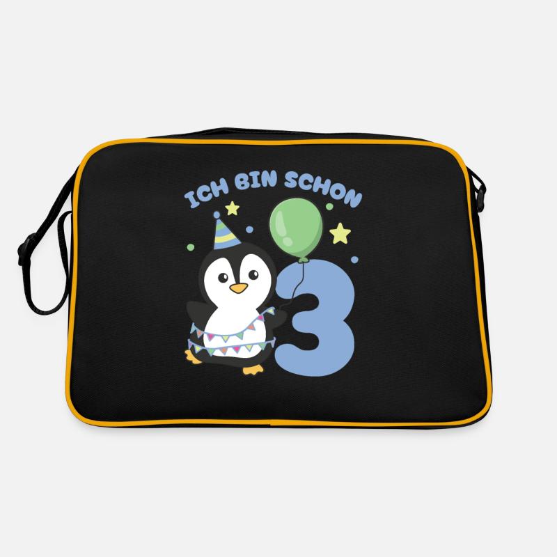 J’ai déjà 3 pingouins dont c’est l’anniversaire Sac Retro