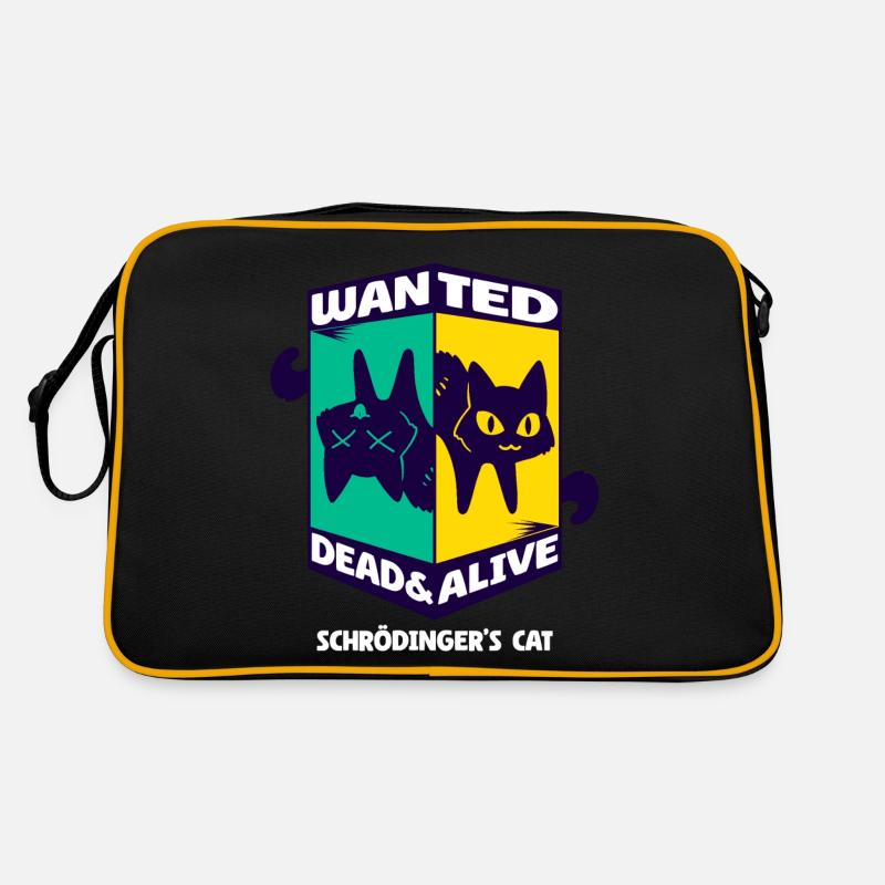 Physics Quantum Nerd Dead Alive Schrödinger's Cat Retro Bag
