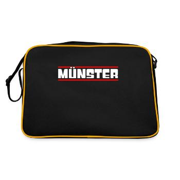 Minster - Retro Bag - black/gold - Back