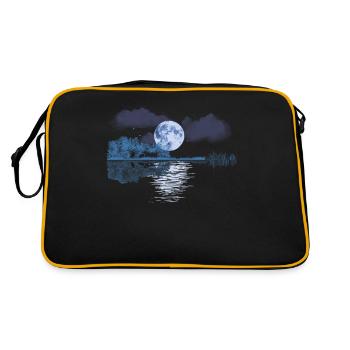 guitare, musicien, groupe de musique, guitariste, - Sac Retro - noir/or - Dos