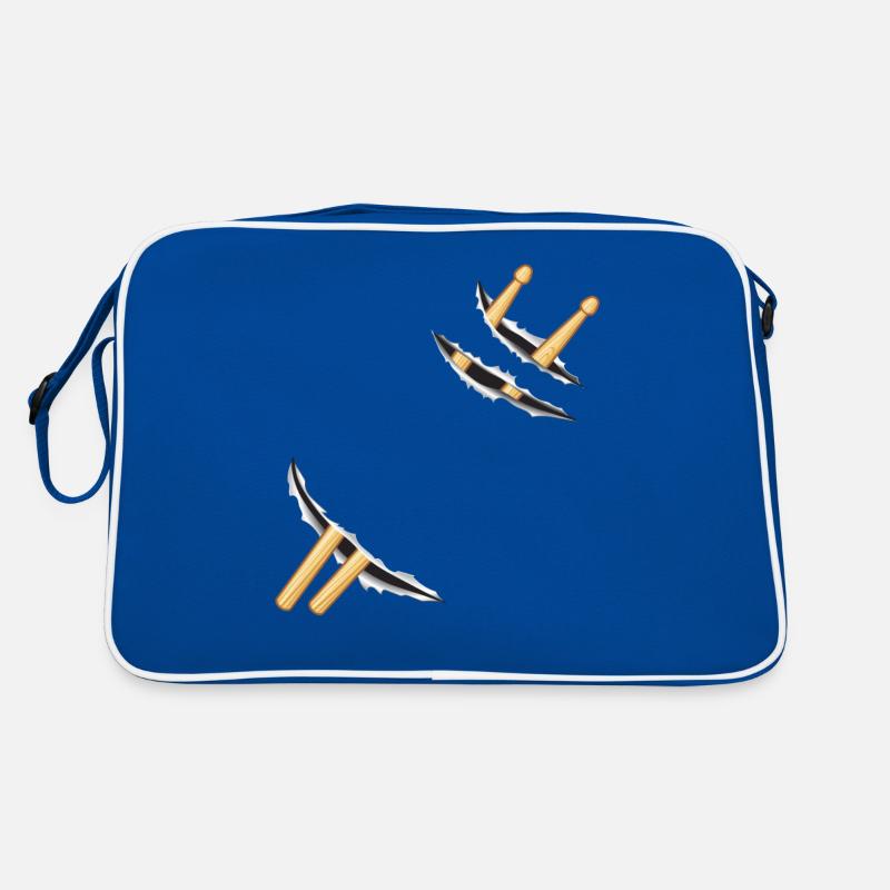 Drums, Drummer, Drummer, Drummer Retro Bag
