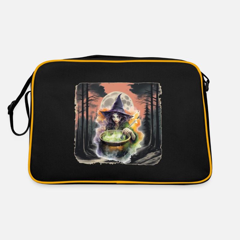 Forest Witch Halloween Forest Dwellers Horror Dark Retro Bag