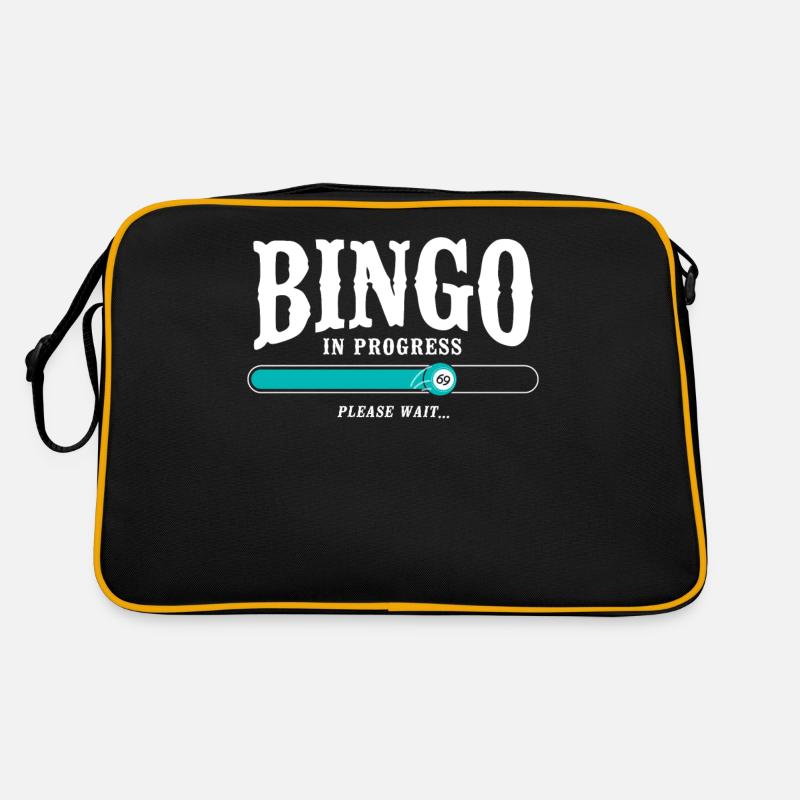 Bingo Player Bingo In Progress Retro Bag