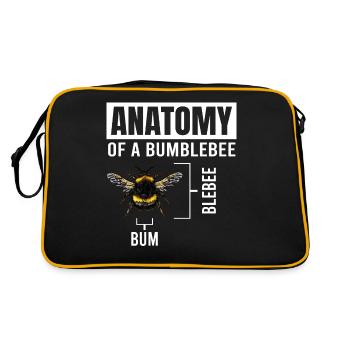 Science, Nerd, Physics, Student, Jokes, Geek - Retro Bag - black/gold - Back