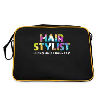 Coiffeur Coiffeur Coiffeur Coiffeur - Sac Retro - noir/or - Dos