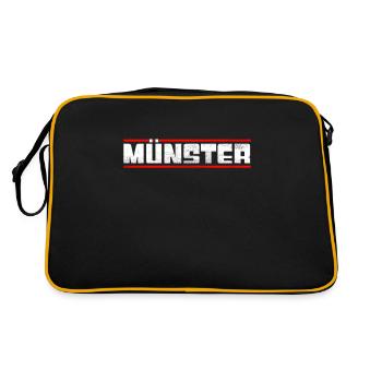 Minster - Retro Bag - black/gold - Back